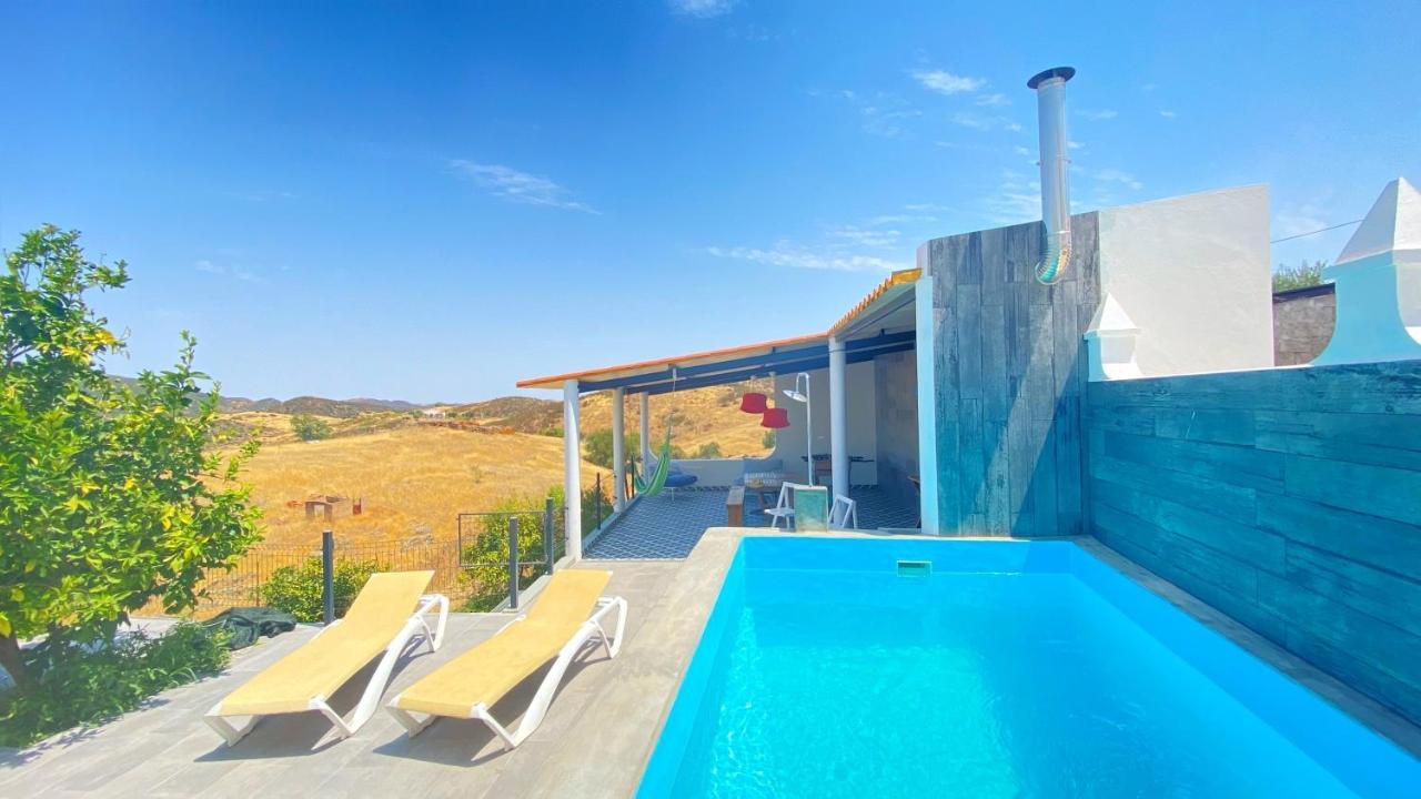 Casa Dos Chocalhos-Piscina-Perto Praia Fluvial-Vista Incrivel E Sossego Mértola Exteriör bild